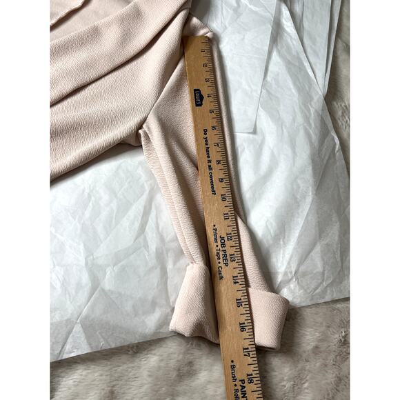 French Mauve womens size M blazer blush pink pockets stretchy career wear - Picture 5 of 6